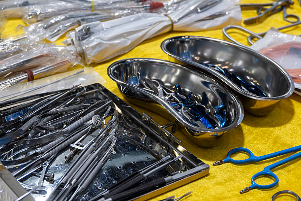 istock Displayed are various small surgical instruments and items, presented for purchase, suitable for diverse medical applications. 2217138060