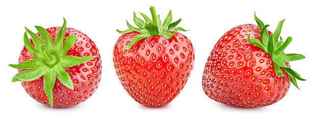 istock Fresh strawberry orange isolated on white background 2217138895