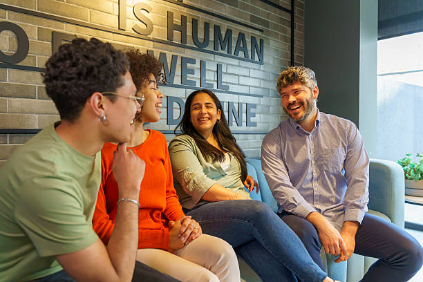 istock Latin american coworkers discussing in coworking space 2217144232