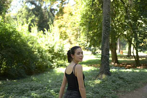 girl in the forest