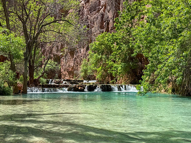 istock Hiking through Havasu Falls 2217156727