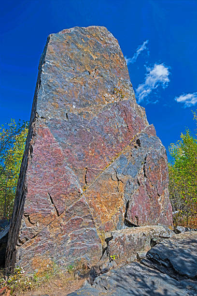 istock Large Erratic Magnetic Rock in the Wilds 2217169976
