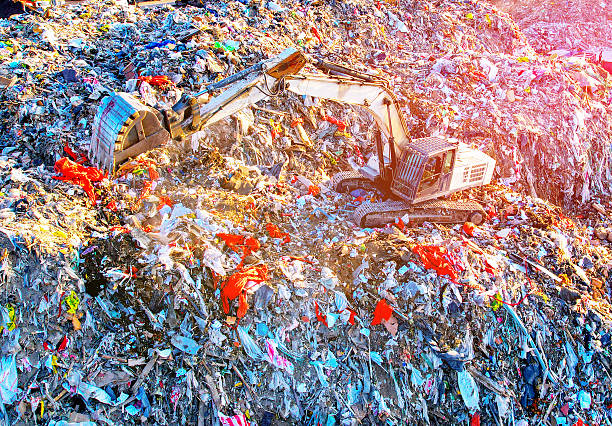 istock Landfill with Construction waste and Demolition waste (CDW). 2217169999