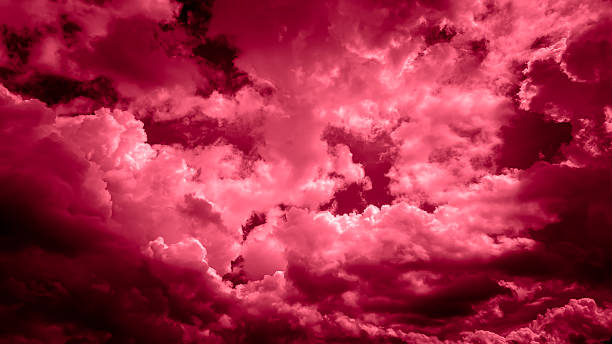 istock Crimson Sky Dramatic Clouds and Atmospheric Beauty 2217171169