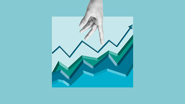 istock The hand is pointing arrow graph corporate future growth plan. Business development to success and growing. Business goal achievement strategy 2217177823