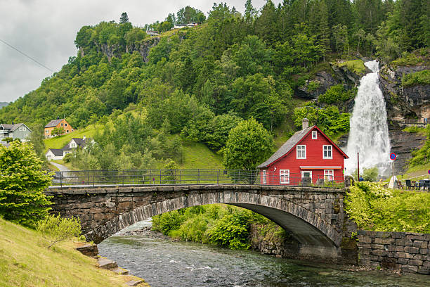 istock Breathtaking Steinsdalsfossen waterfall near Norheimsund (Norway) 2217178817