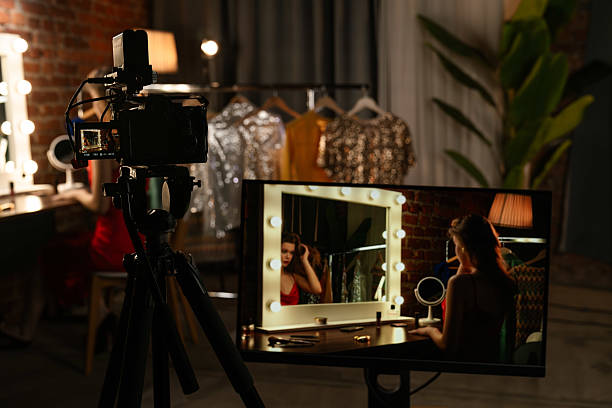 istock Professional Photoshoot in Fashionable Creative Studio Setup 2217186336