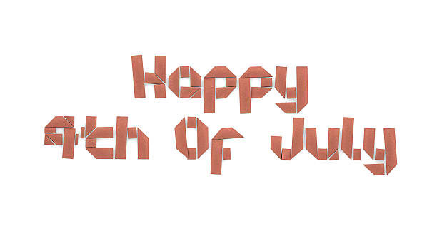 Happy 4th of July Paper Text