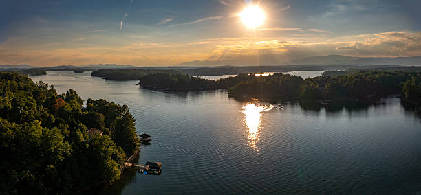 istock Lake James North Carolina at Sunset 2217187778