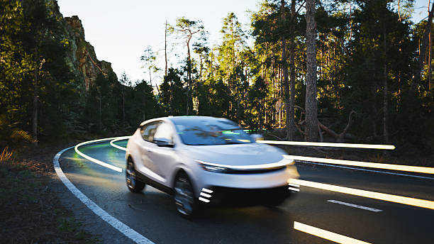 Car on a rural road