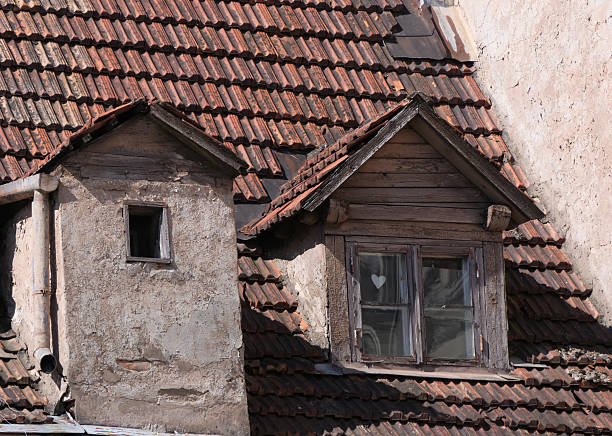 istock Old city tiled roof 2217191689