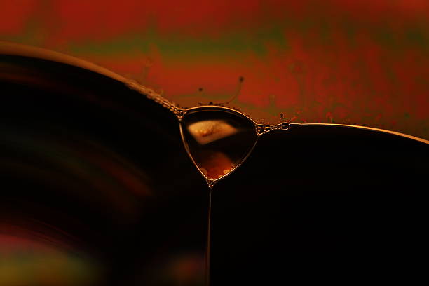 istock Brown minimalistic liquid background, Caramel production 2217194681