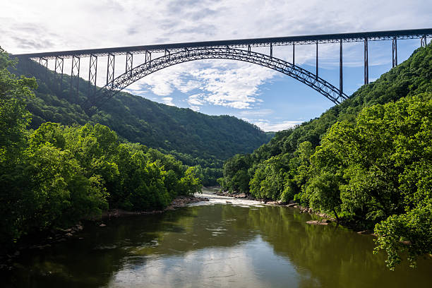 istock Looking Up At New River Gorge Bridge From River Level 2217195100