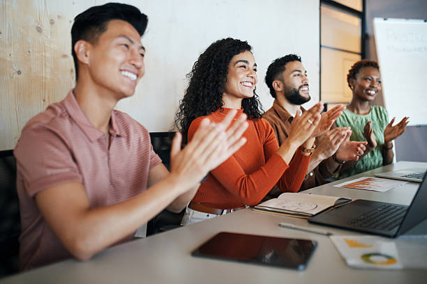 istock Team Celebrates Success with Applause 2217205527
