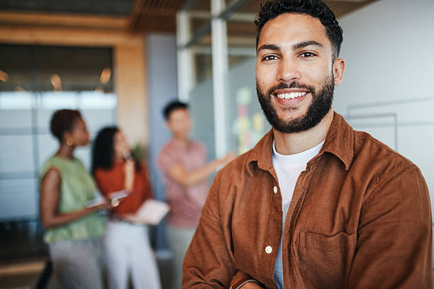 istock Confident Business Leader in Collaborative Space 2217205533