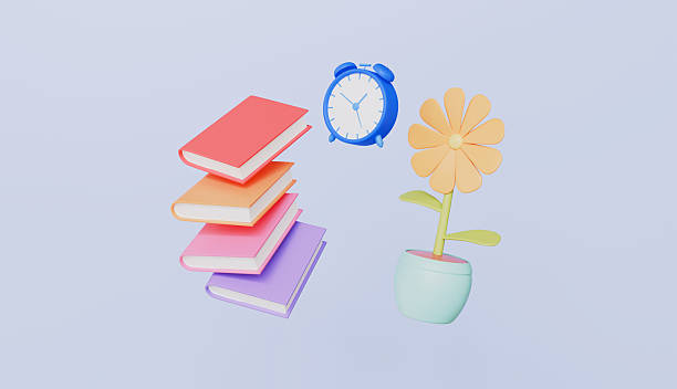 istock Ideas of reading, Learning and thinking concept 3d illustration 2217209697