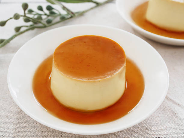 istock Delicious homemade creme caramel dessert 2217222704