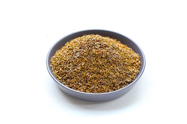 istock Dry organic dill seeds, herbal plant 2217222738