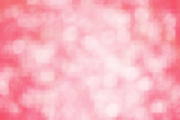 istock Cute abstract image art texture with overlapping mosaic patterns on pink and white gradient background. 2217226163