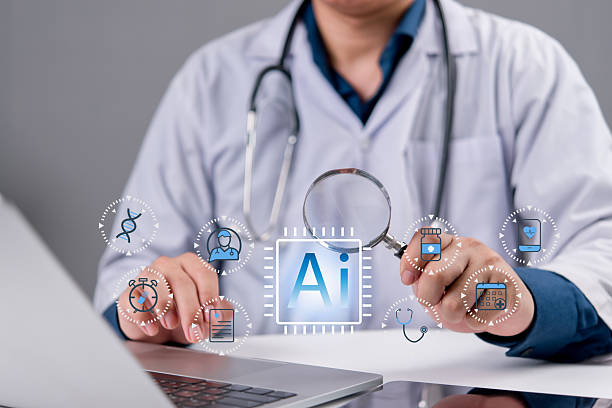 istock Doctor utilizing artificial intelligence in healthcare for advanced diagnostics. This technology drives innovation in medicine, shaping the future of medical science. 2217234900