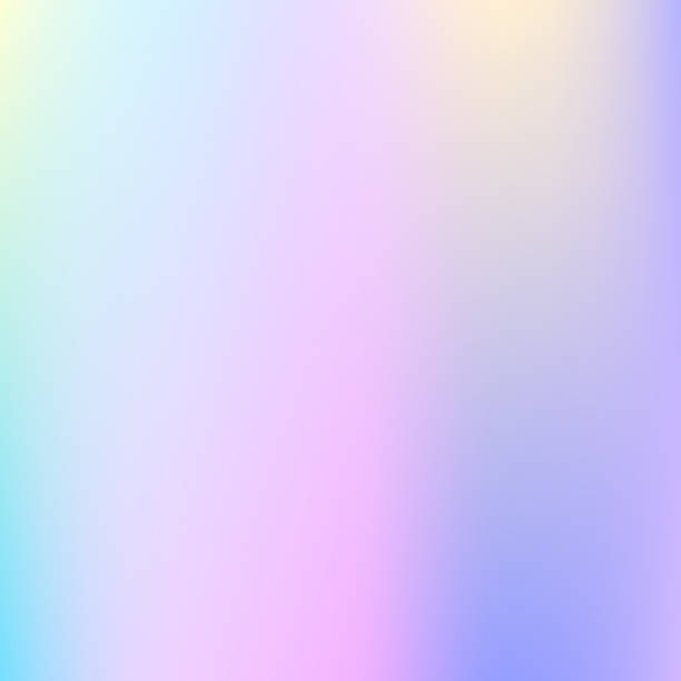 istock holographic gradient abstract background a blend of beautiful pastel purple, yellow, and turquoise colors. 2217235831