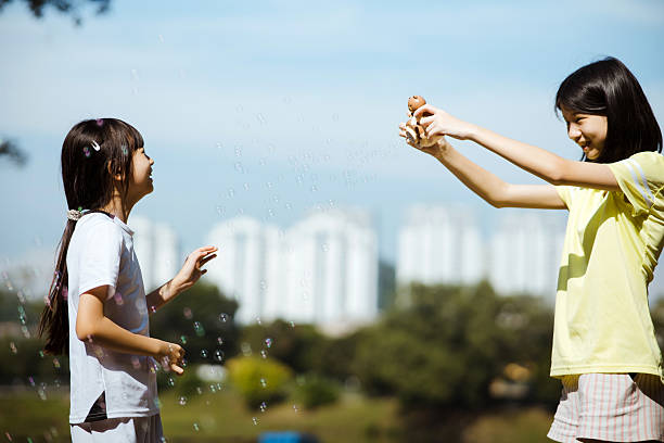Children Laughing and Playing in the Fresh Air