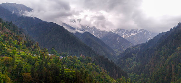 istock Grahan village nestled in lush Himachal valley. 2217238463