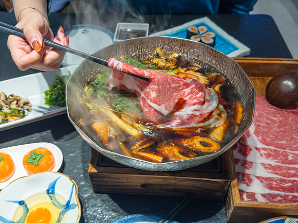 Sukiyaki Delight: Wagyu Beef Hot Pot