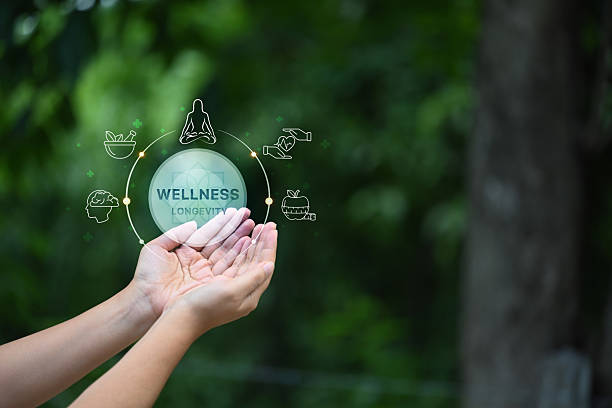 istock Conceptual image of holistic wellness, wellbeing and longevity 2217245526