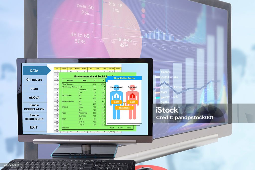 Best Computer For Statistical Analysis Data Analysis By A Statistical Computer Program Stock Photo - Download ...