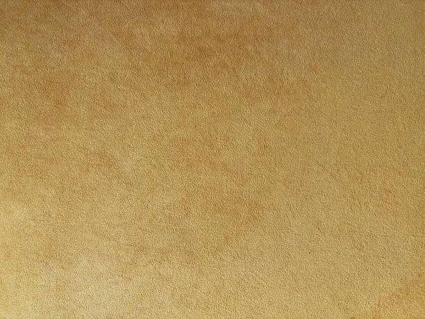 istock Cardboard grain texture background, vintage style yellow brown thick paper pattern. 2217255864