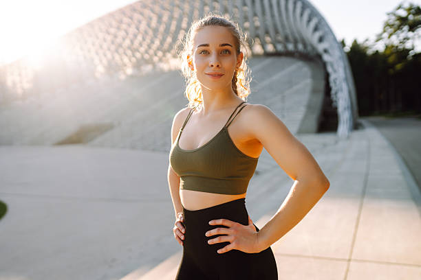 istock Fit woman in shape exercising outdoors.  Active lifestyle. 2217260159