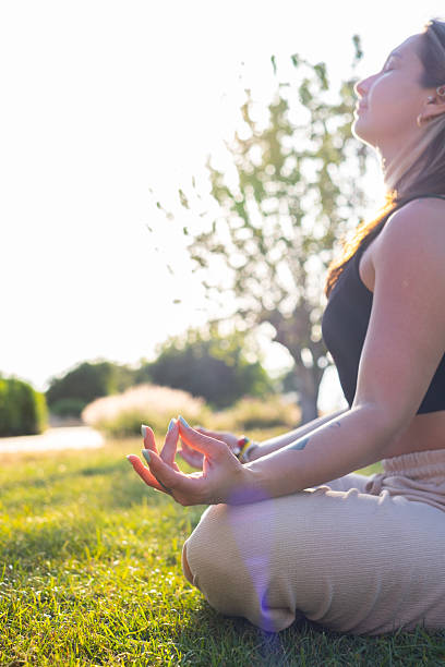 istock Concentrating on her Breath - Yoga - Calm and Tranquility 2217266864