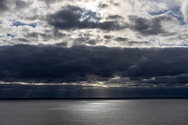 Dramatic sky over the sea