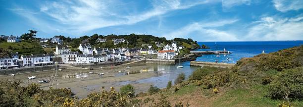 istock Sauzon in Brittany, the typical harbor 2217268441