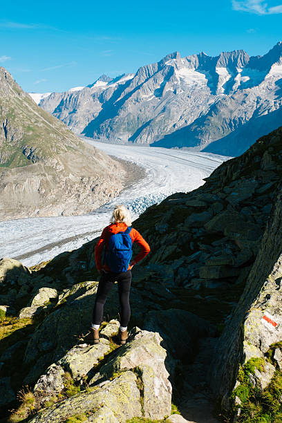 istock Aletsch Glacier hike, Valais, Switzerland 2217274762