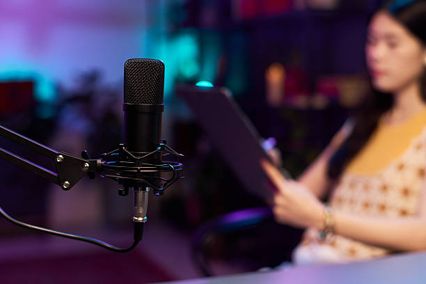 Recording Audio with Professional Microphone