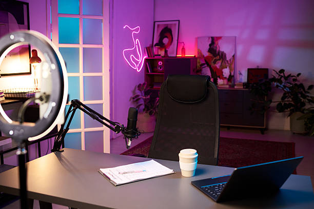 istock Cozy Home Office with Modern Technology and Gadgets 2217282774