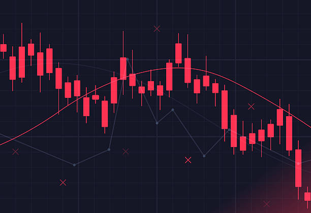 Stock Commodity Price Value Decrease Loss Recession Failure Chart Data Financial asset cryptocurrency growth stocks mutual fund value decreasing failure recession abstract background pattern. stock-market-crash-chart stock illustrations