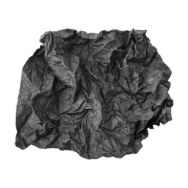istock Close up a abstract black crumpled paper 2217288400