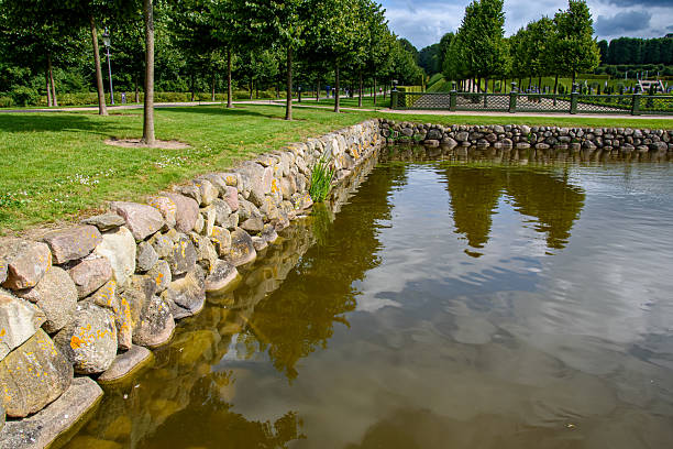 Sunny summer park in Germany