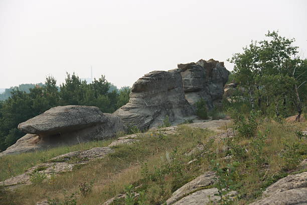 From a rock quarry to Roche Percee Saskatchewn tour scenery.