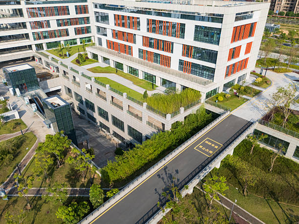 istock Vertical greening of modern buildings 2217307576