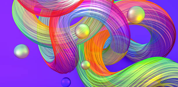 istock Vibrant Abstract Swirls & Spheres 2217319130