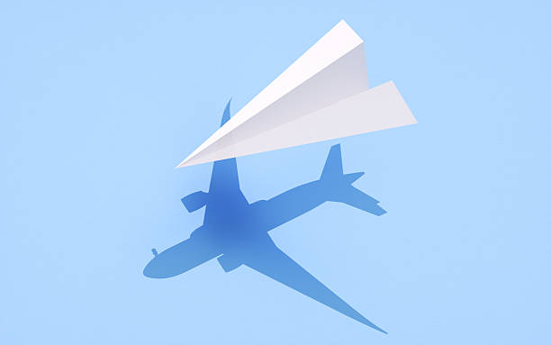 istock Paper Airplane Big Dreams Shadow 2217319793