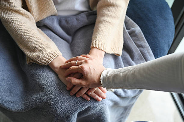 istock Heartfelt Support: A Touch That Speaks Volumes 2217322669