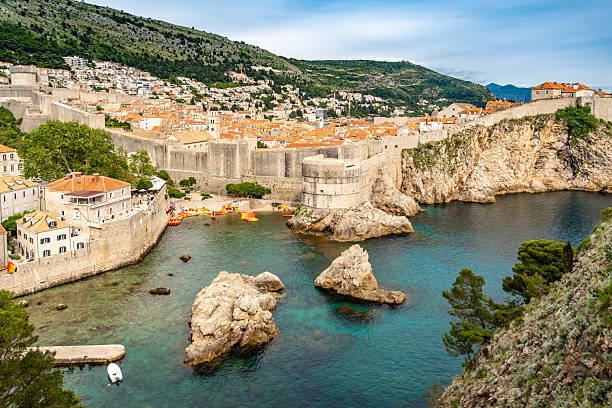 istock Coast at Bokar Bastion in Dubrovnik 2217324199