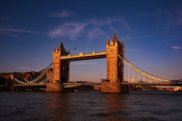 Tower bridge in London city in UK