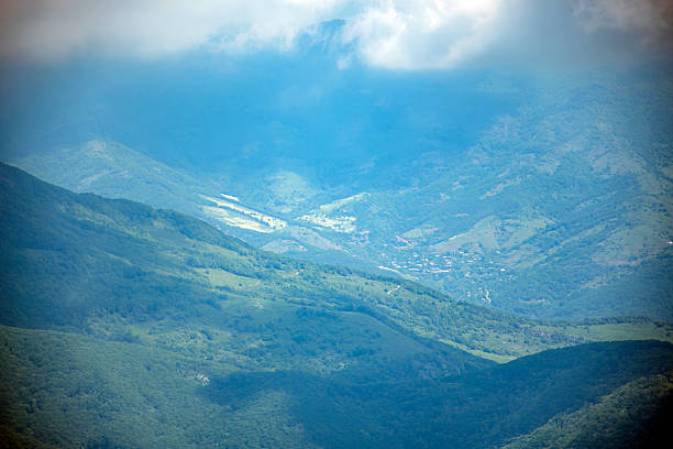 beautiful mountains in summer