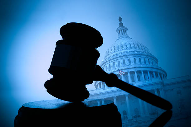 istock Silhouetted Gavel With U.S. Capitol In Background 2217340559